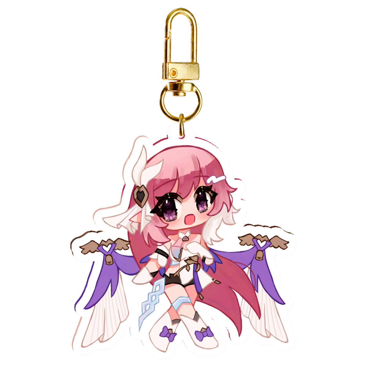 HI3: Elysia - Acrylic Epoxy Keychain - 63mm