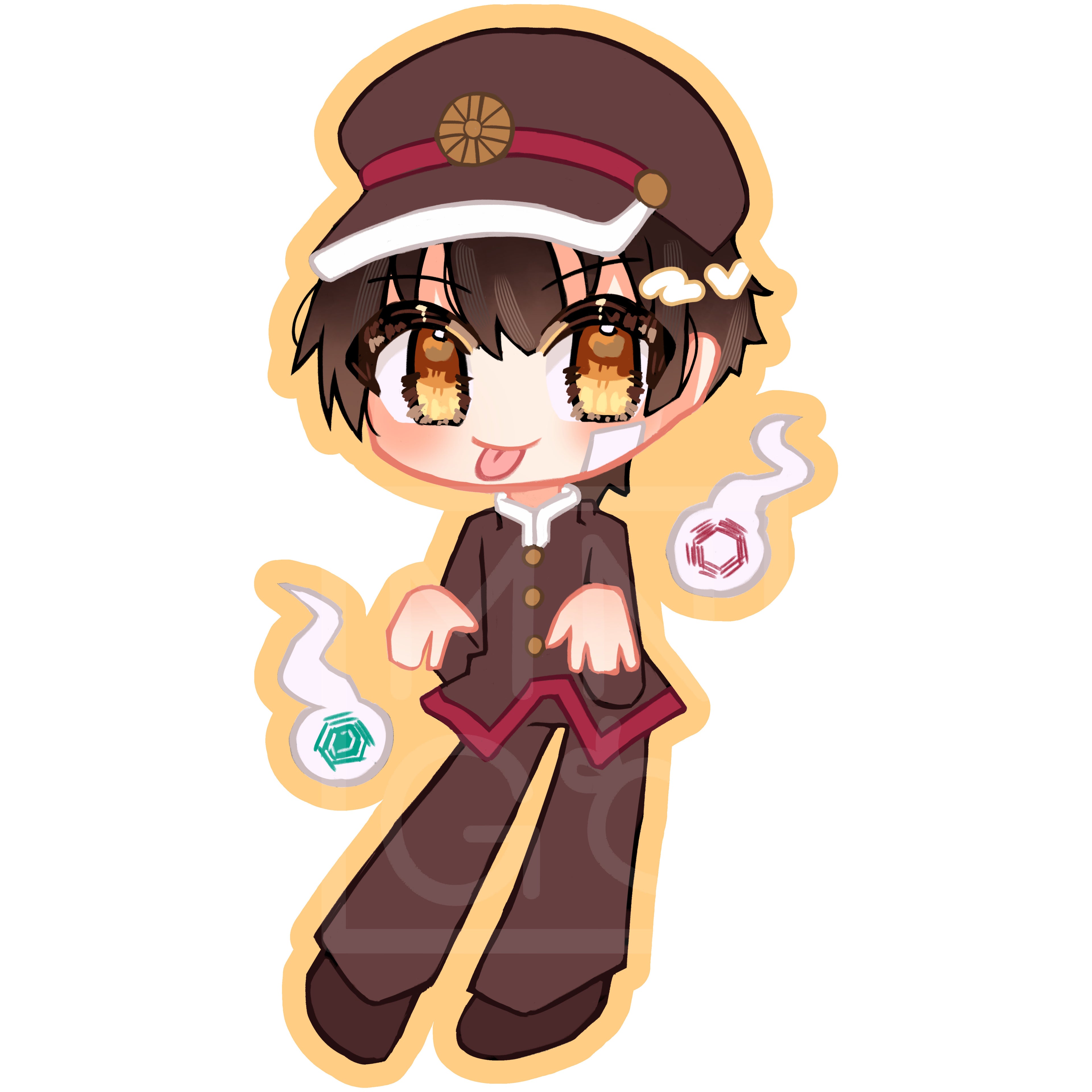 TBHK: Hanako - Matte Vinyl Sticker - 63mm