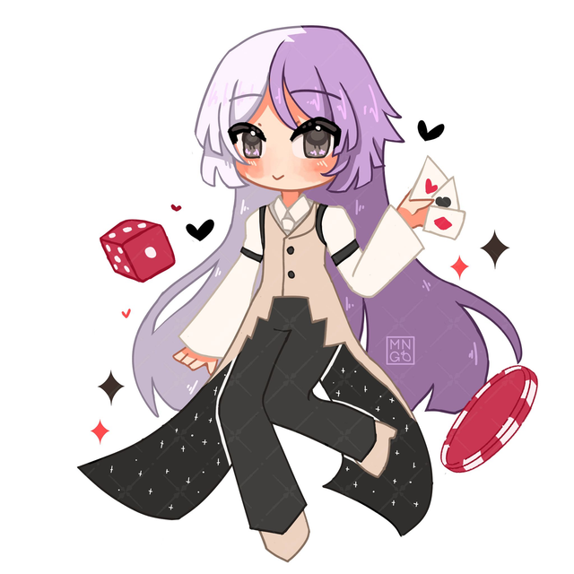 BSD: Sigma - Glitter Epoxy Acrylic Keychain - 63mm