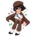 BSD: Ranpo - Glitter Epoxy Acrylic Keychain - 63mm